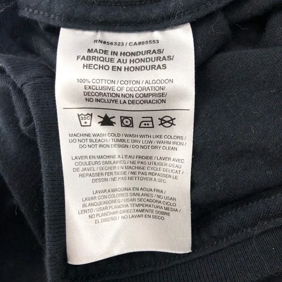 Jordan Lucky No. 7 Black Short Sleeve Tee, Size XXL - Picture 5 of 5